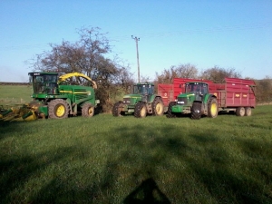 Josh Wood's Marshall Silage Trailers Ready for Action